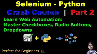 Learn Selenium with Python in 2025 Part 2 Master Checkboxes Radio Buttons Dropdowns Hindi