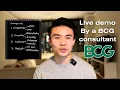 Acing a consulting case live so you can just copy me BCG R2