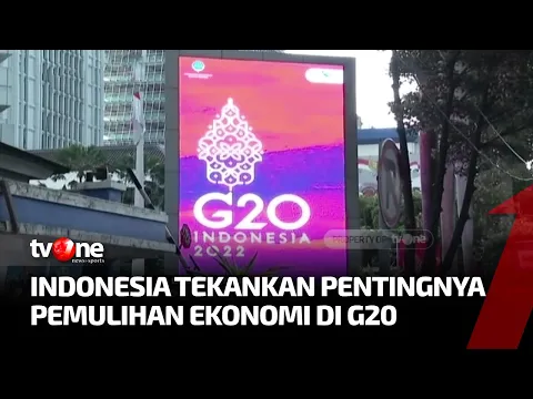 Presidensi G20, Tekan Pentingnya Pemulihan Ekonomi