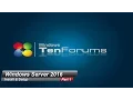 Windows Server 2016 Part 1 - Install Setup
