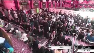 الشيخ شبر معله( الاذان المبارك في العتبة الحسينية المقدسة)