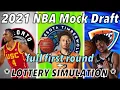 2021 NBA Mock Draft Full First Round with Lottery Simulation I Timberwolves Jump Rockets miss out
