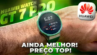 TOP DE LINHA MAIS BARATO DO MERCADO E COM BATERIA GIGANTE: CONHEÇA O HUAWEI WATCH GT 7 PRO
