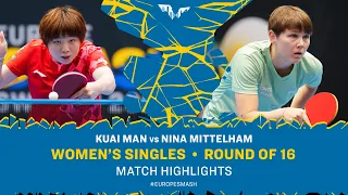 Kuai Man vs Nina Mittelham WS R16 2026