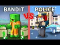 Download Lagu Mikey Bandit vs JJ Policeman Criminal Challenge - Minecraft Maizen
