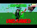EXPLOITERS CAN BE UNBANNED NOW SLAP BATTLES