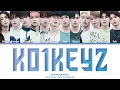 KO1KEYZ(코이키즈)-'KO1KEYZ'(COLOR CODED LYRICS ENG/ROM/HAN)