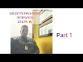 deloitte front end developer interview Part 1 25 LPA 6 to 7 years Exp