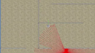 Wall following algorithm