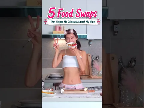 5 Food Swaps That Helped Me Debloat & Snatch My Waist in My 40s #flatbelly #dietfood #wellnesstips