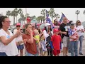 Dozens of Trump supporters hold Trump Train ahead of President s visit to Corpus Christi
