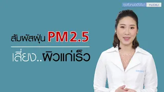 ฝุ่น PM2.5 ส่งผลต่อผิวหนังอย่างไรบ้าง