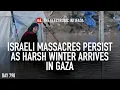 Israeli massacres persist as harsh winter arrives in Gaza, with Nora Barrows-Friedman