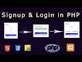 Complete PHP Auth System with Email Verification Password Reset Frontend Backend Source Code