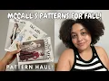 McCall s pattern haul Fall pattern collection