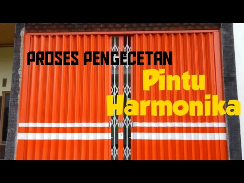 Download MP3 Cara Mengecat Pintu HARMONIKA // teknik Mengecat// Tutorial mengecat