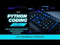 L4 Downloading and Installation of Anaconda Navigation for Python Water and Environmental Engg