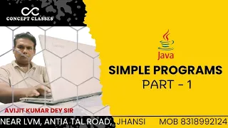 Simple Java Programs for ICSE Class 9 10 Java Basics Concept Class Jhansi