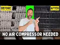 Clean Fridge Coils WITHOUT Air Compressor DIY