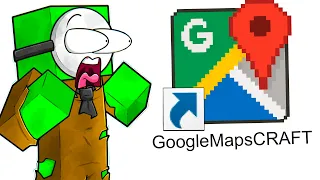EU BAIXEI O GOOGLE MAPS DENTRO DO MINECRAFT