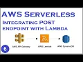 Crash Course AWS Serverless - Part 6 Connecting POST end point to Lambda yusy4code
