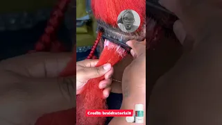Sleeked braids