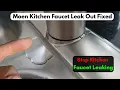 Stop Kitchen Faucet Leaking Moen Kitchen Faucet Leak Out Fixed