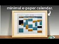 I built an E-Ink Calendar with a Raspberry Pi