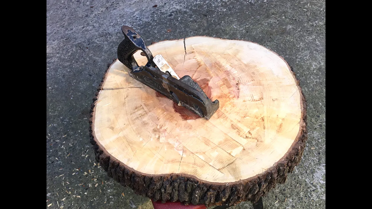 KÜTÜK SEHPA YAPIMI / HAND MADE COFFEE TABLE (ARMUT AĞACI) #wood #woodworking