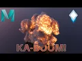 Shade and Light an OpenVDB Explosion in Maya 2020