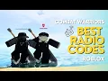 BEST RADIO CODES itsabloddysandwich COMBAT WARRIORS ROBLOX