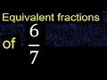 Equivalent fraction of what are they examples