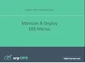erpOPS Maintain And Deploy ERP Menus