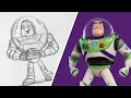 How to Draw Buzz Lightyear from Toy Story Draw With Pixar