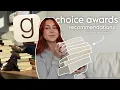 my goodreads choice awards book recommendations nominees winners