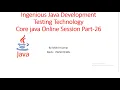 Core Java Online class Part - 26 What is Cursor Enumeration Iterator and List Iterator
