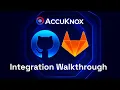 AccuKnox GitHub GitLab Integration Walkthrough
