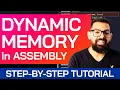 Dynamic Memory in Assembly The Heap Beginner Tutorial GDB Linux Environment BRK Syscall
