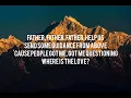 Where is the love - The black eyed peas (Lyrics Video) 