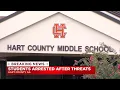 Students arrested after threats