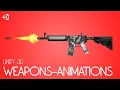 Unity 3d FPS Game Tutorial - Weapon Animations Reload Fire Walk 05