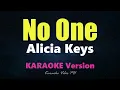 NO ONE - Alicia Keys | HD Karaoke