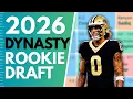 2026 Dynasty Rookie Mock Draft Advice 10 Man Superflex
