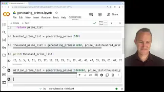 Unit 7 Lesson 0 - Python Application Generating Prime Numbers