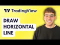 How to Draw Horizontal Line in Tradingview 2026 Full Guide