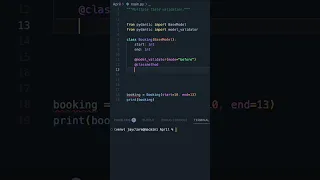 Python 3 Powerful Model Validation in Pydantic