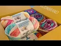 Yarn Unboxing New Colors of Lion Brand Yarns - Must see