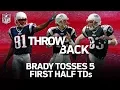 Tom Brady the 07 Patriots Light Up Miami with 5 TD s IN THE FIRST HALF NFL Highlights