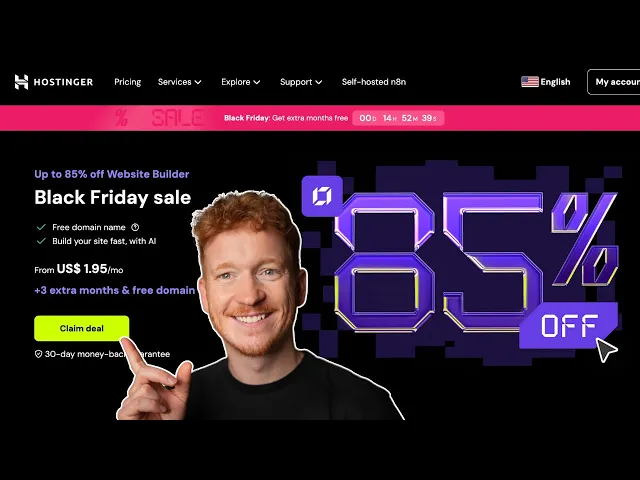 Best Hostinger Coupon Code for Black Friday: Save 85% Today