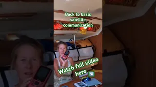Back to basic #sattelite #communication #sailingadventures #solosailing #sailing #redundancy